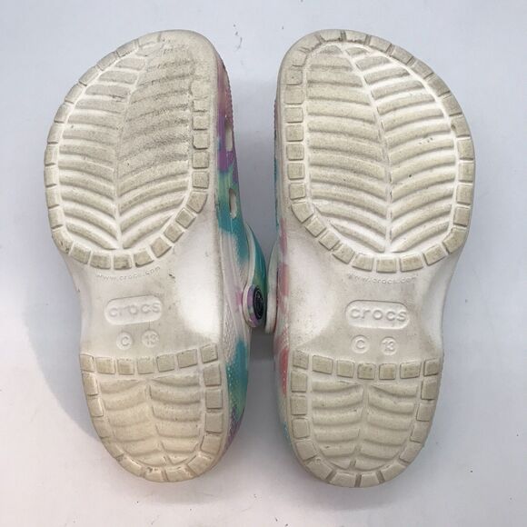 Crocs Iconic Comfort Clogs Unisex Childs C 13 Pastel Waterproof Sandals Jibbitz - Picture 8 of 11